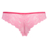 Slip brésilien Lace Velvet, Rose