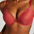 Soutien-gorge à armatures préformé push-up Marine, Rouge