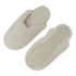 Pantoufles mules Teddy, Blanc
