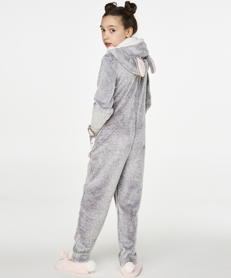 Onesie Teens Fleece, Gris