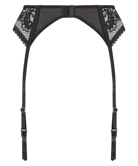 Porte-jarretelles Malika, Noir