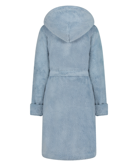 Peignoir Fleece, Bleu