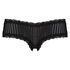Slip br&eacute;silien V-shape mesh, Noir