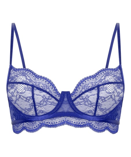 Soutien-gorge non-rembourr&eacute; &agrave; armatures Isabelle, Bleu