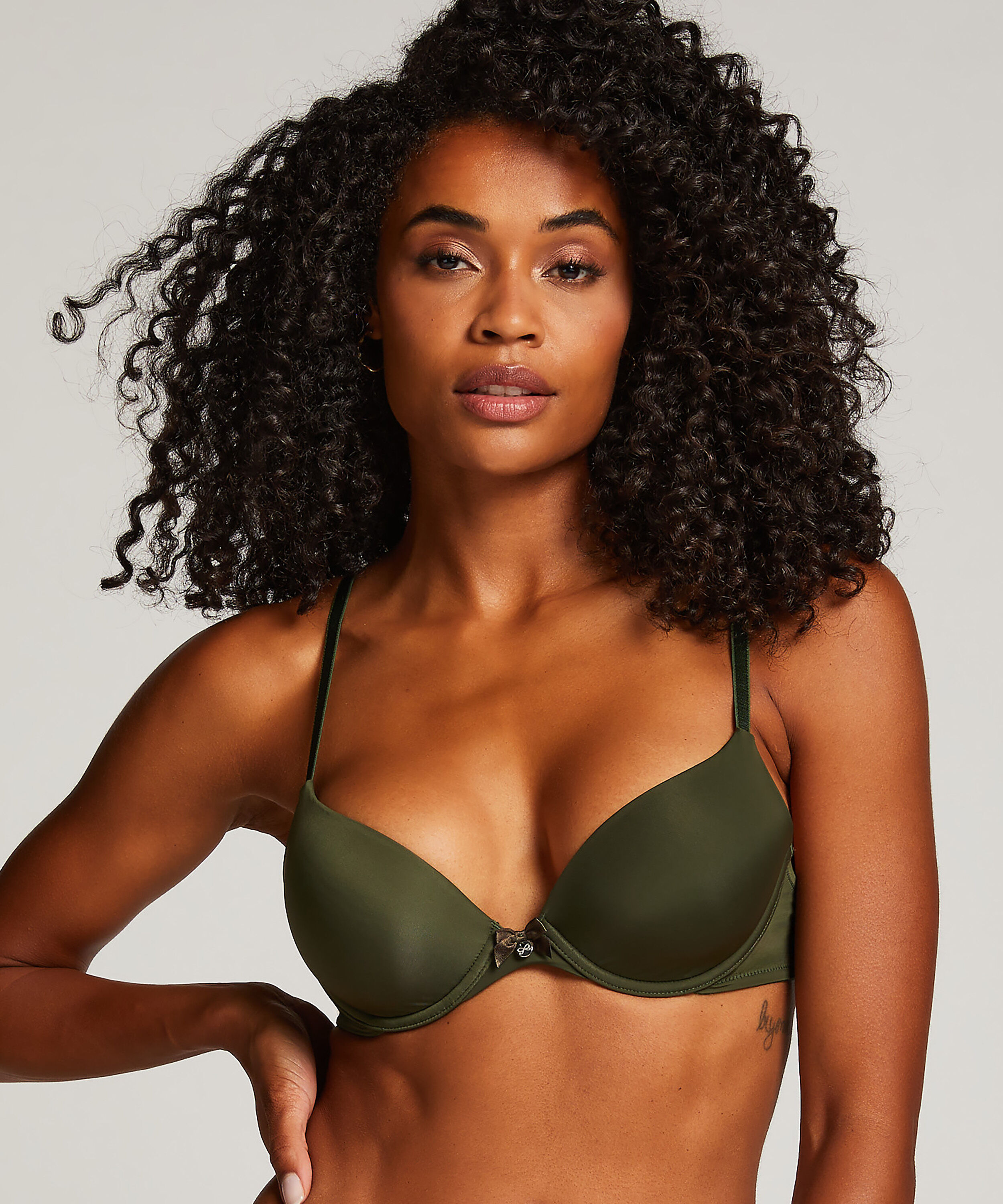 Soutien-gorge à armatures préformé Plunge, Vert