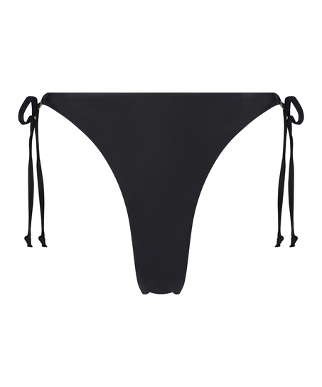 Slip de Bikini Cheeky Tanga Doha, Noir