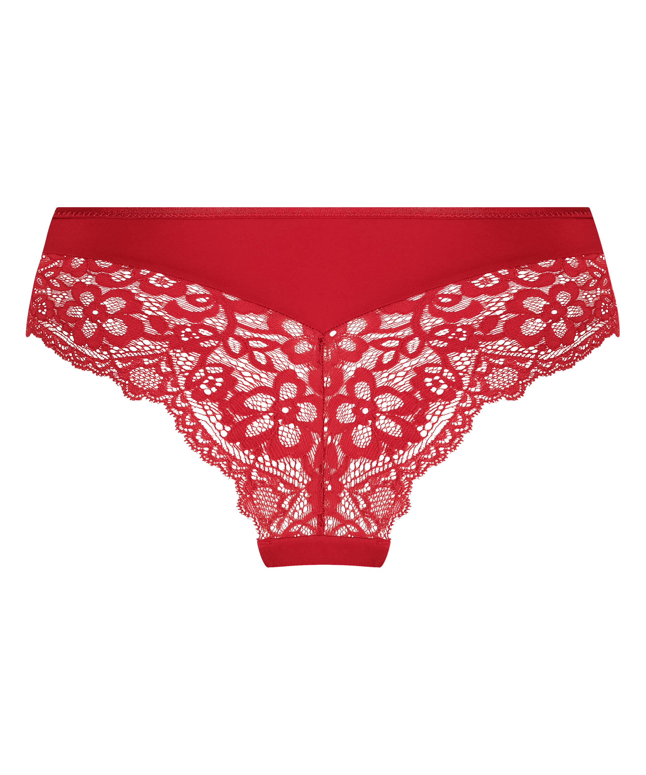 Slip brésilien Marine, Rouge, main