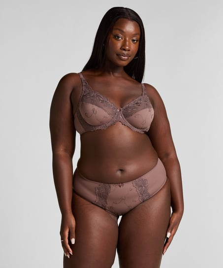 Soutien-gorge &agrave; armatures non-pr&eacute;form&eacute; Diva, Marron
