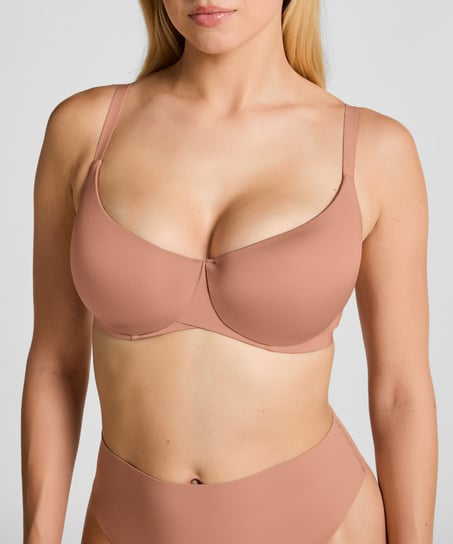 Soutien-gorge à armatures préformé Smooth, Marron