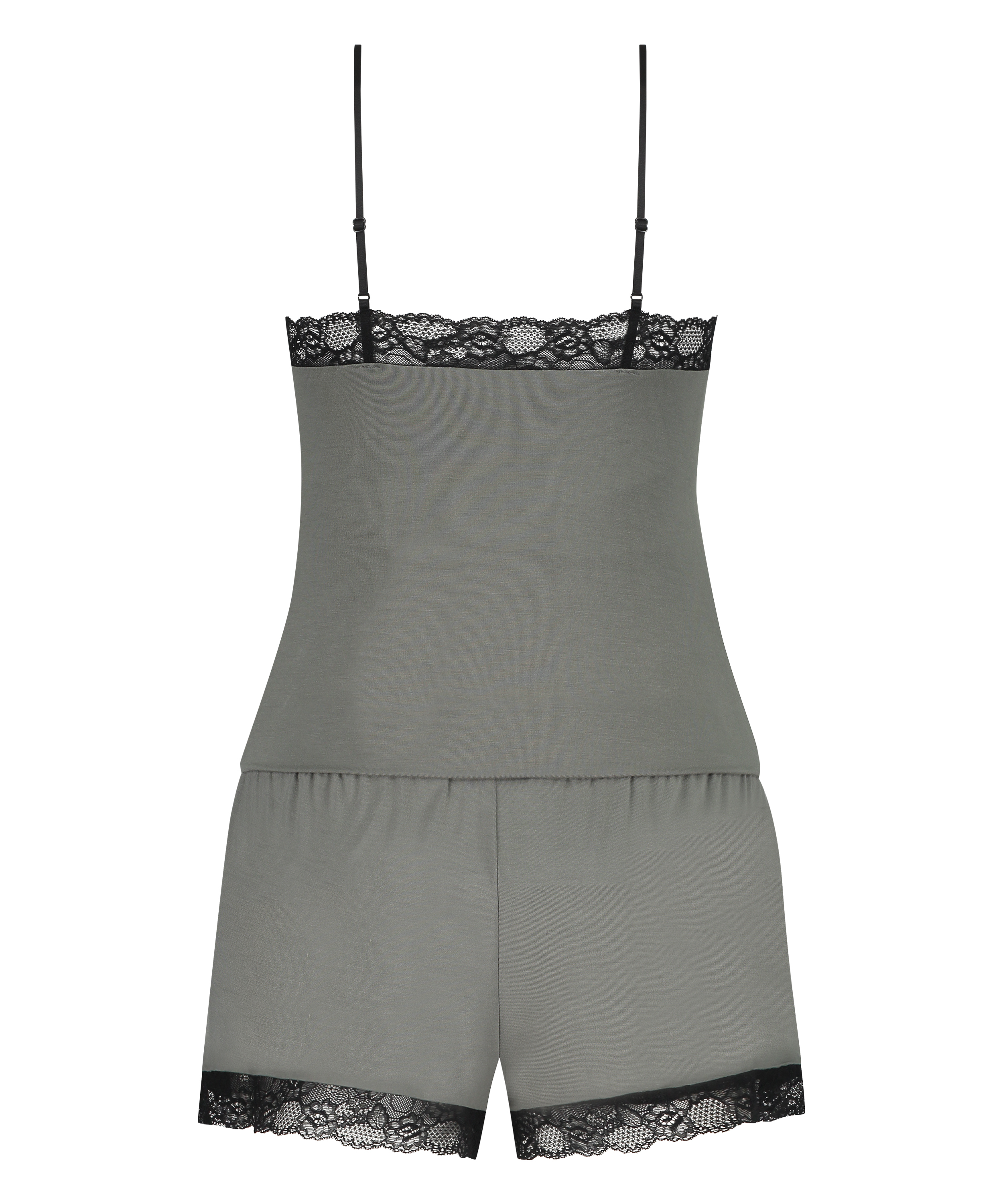 Ensemble de pyjama court Cami, Vert, main