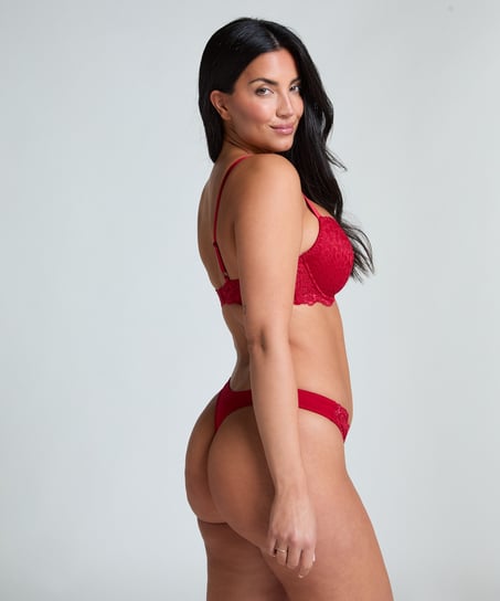 Soutien-gorge &agrave; armatures pr&eacute;form&eacute; Marine, Rouge