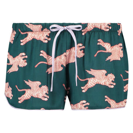 Short tiss&eacute;, Bleu