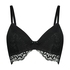 Soutien-gorge sans armatures pr&eacute;form&eacute; Tia, Noir