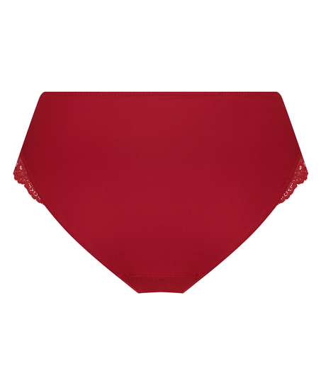 Slip taille haute Sophie, Rouge