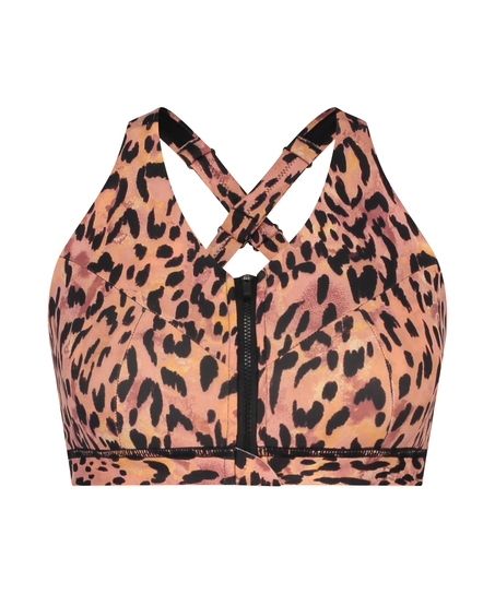 HKMX Soutien-gorge de sport The Pro Maintien niveau 3, Rose