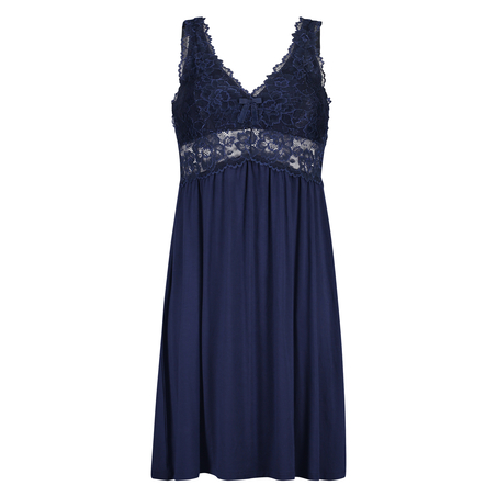 Nuisette Modal Lace, Bleu