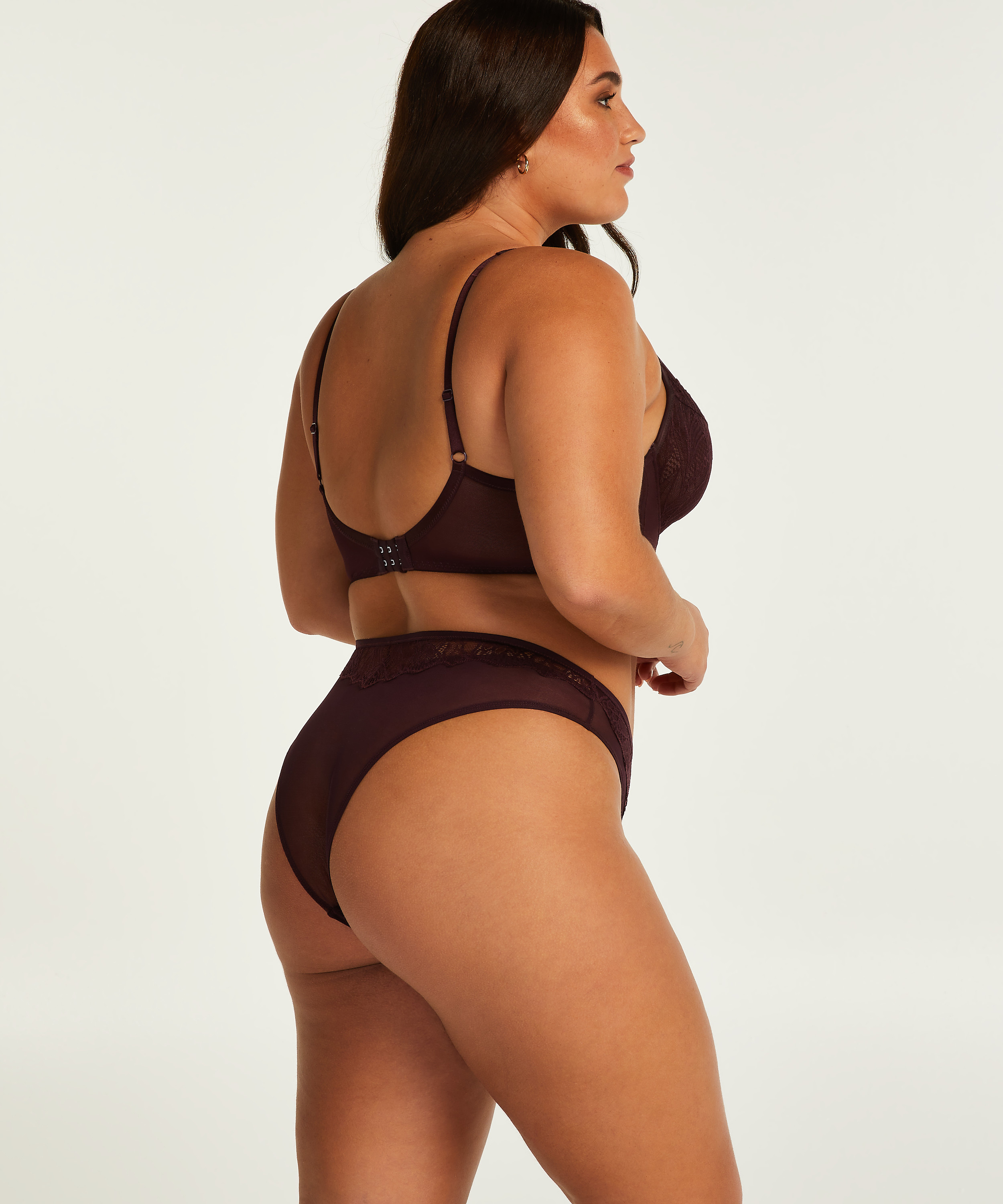 Soutien-gorge à armatures non préformé Mel I AM Danielle, Violet, main