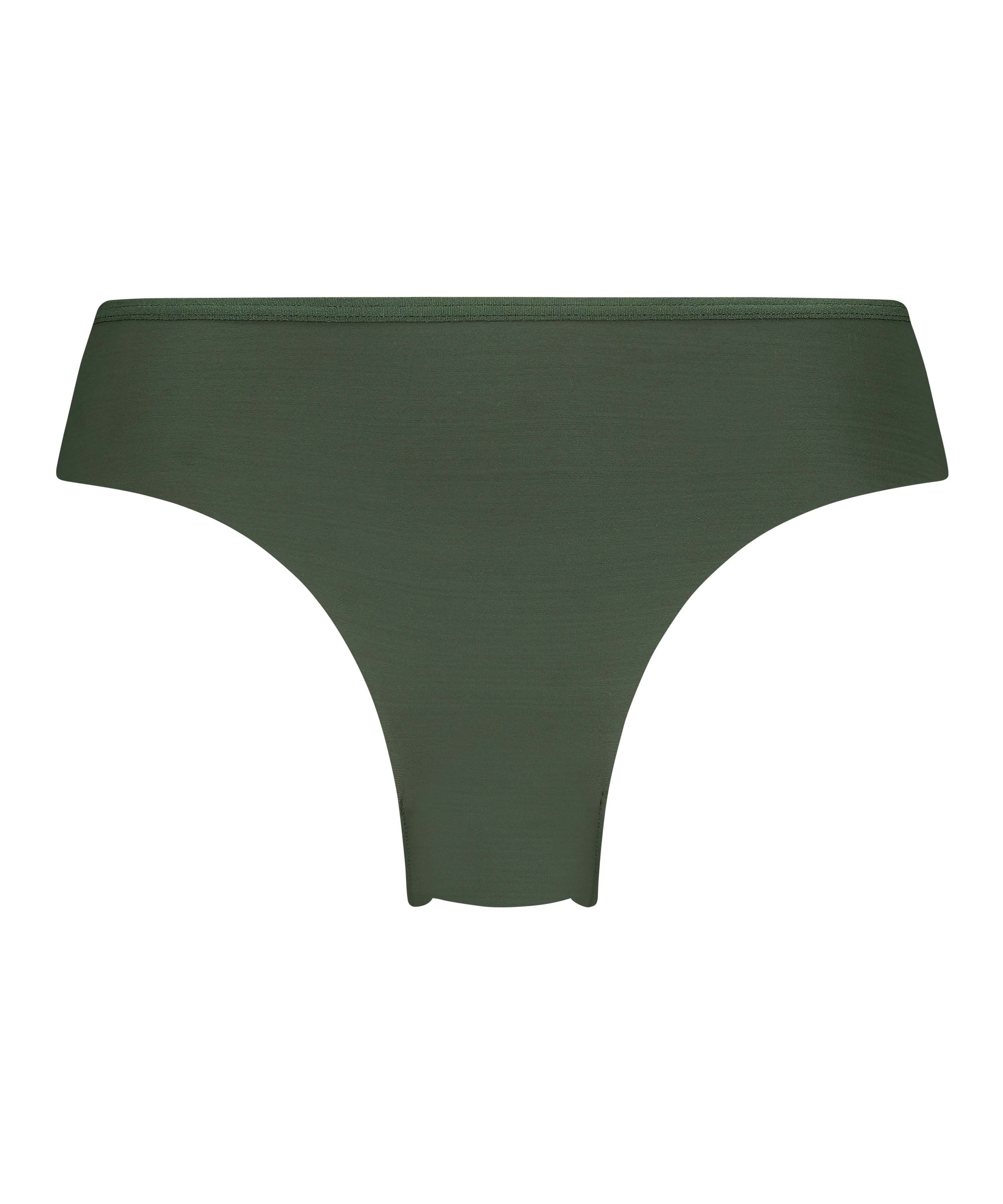 Slip brésilien Invisible Lace Back, Vert, main