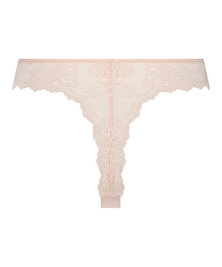 String Invisible Lace back, Rose