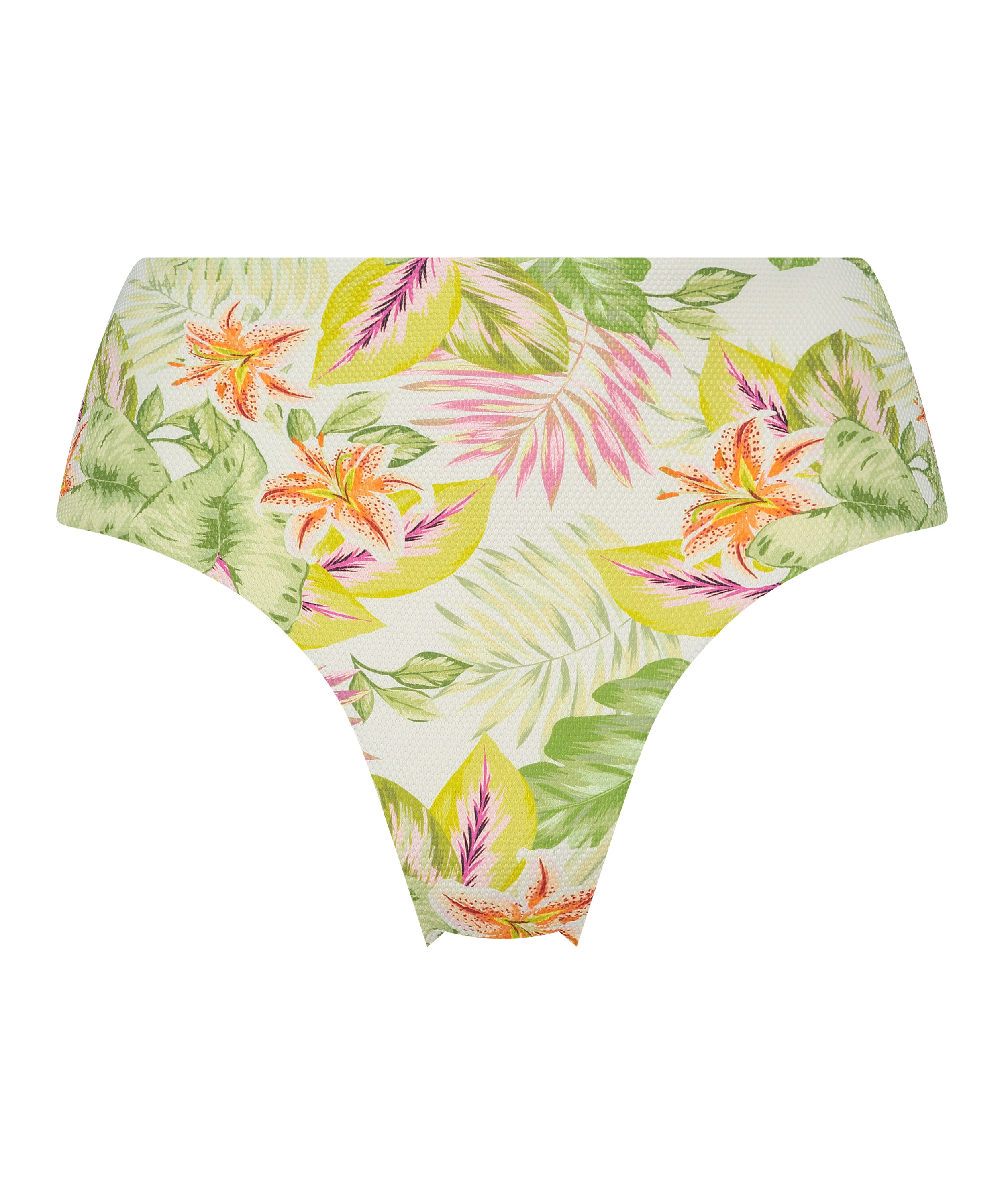 Slip de Bikini Rio Tropics, Blanc, main