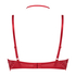 Soutien-gorge long rembourré à armatures Coco, Rouge