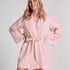 Robe courte en mousseline, Rose