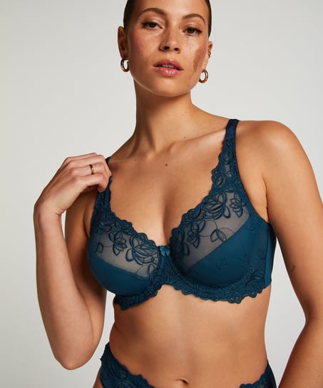 Soutien-gorge &agrave; armatures non-pr&eacute;form&eacute; Diva, Bleu