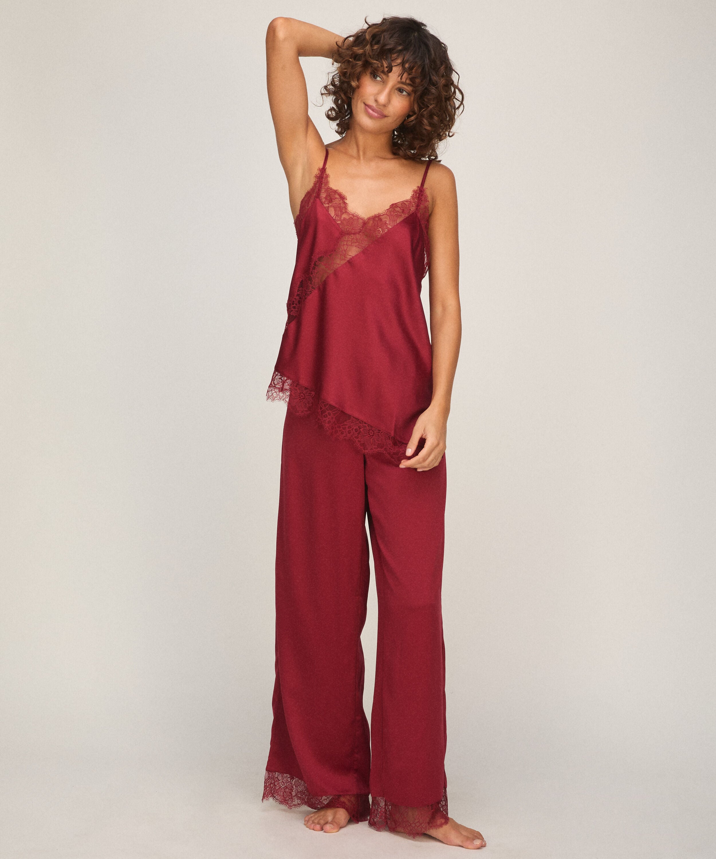 Pant Cecilia, Rouge Pant Cecilia, Rouge