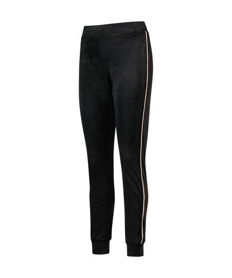 Jogger Velours, Noir