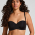 Soutien-gorge push-up sans bretelles à armatures préformé Smooth, Noir