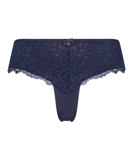 Slip brésilien Marine, Bleu