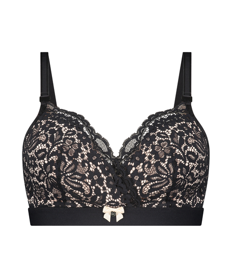 Soutien-gorge d’allaitement préformé Rose, Noir
