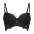 Soutien-gorge long rembourr&eacute; &agrave; armatures Raine, Noir