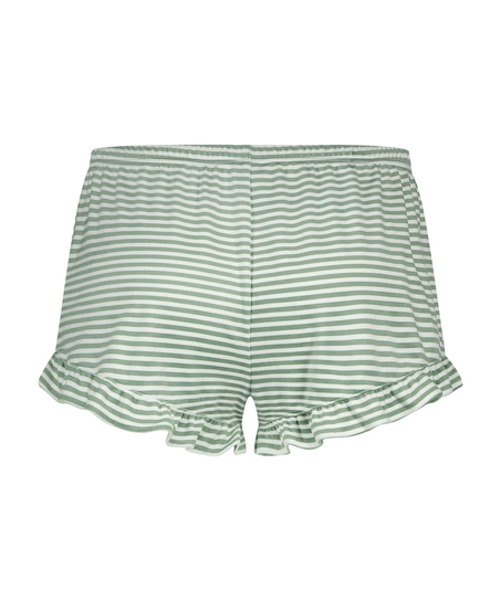 Short Velours à volants, Vert
