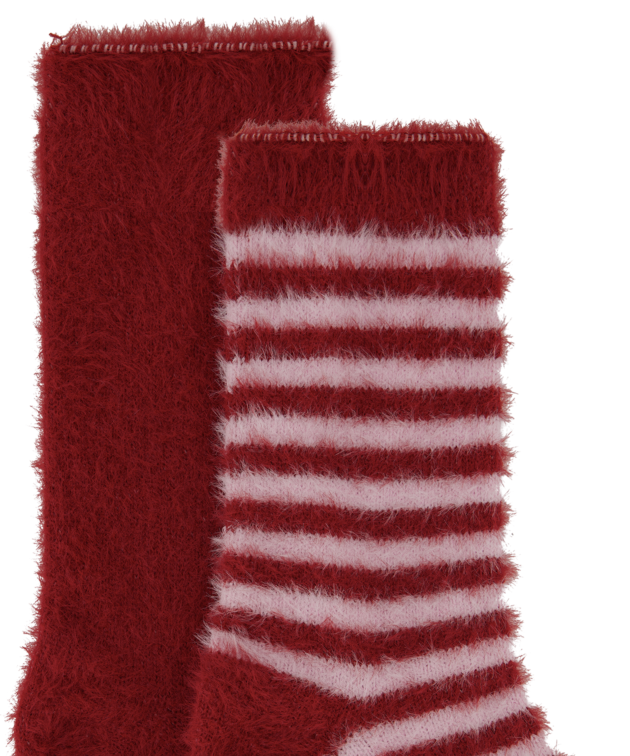 Lot de 2 Paires de Chaussettes Cosy, Rouge, main