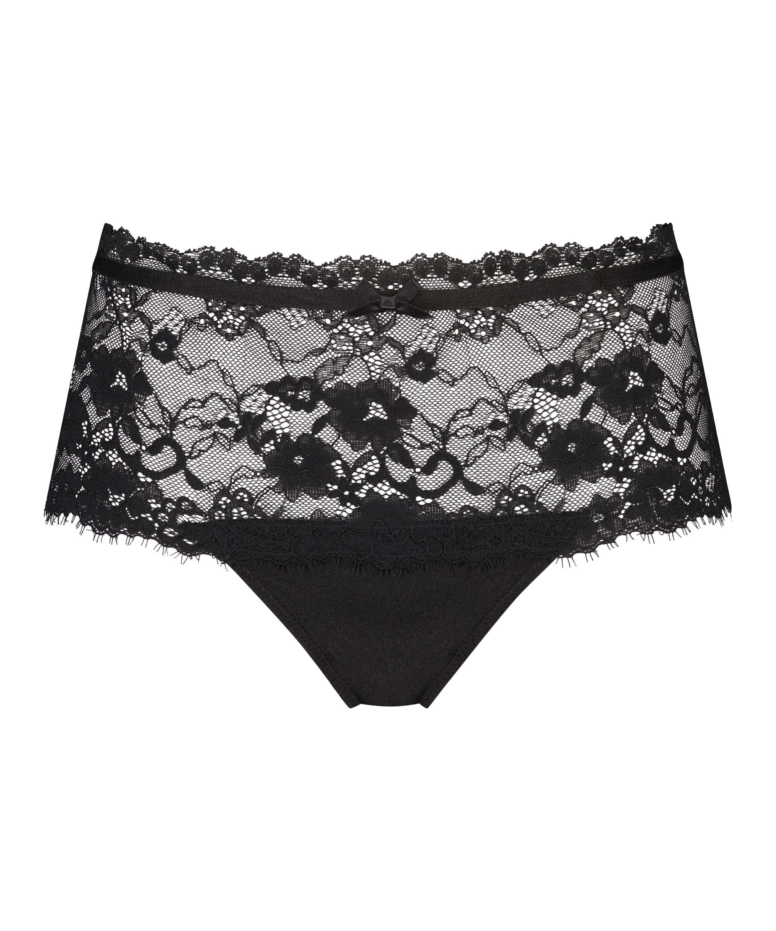 String taille haute Amaka, Noir, main
