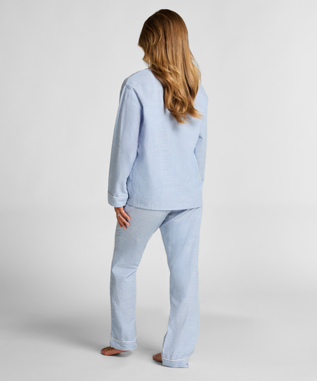 Pantalon en coton, Bleu