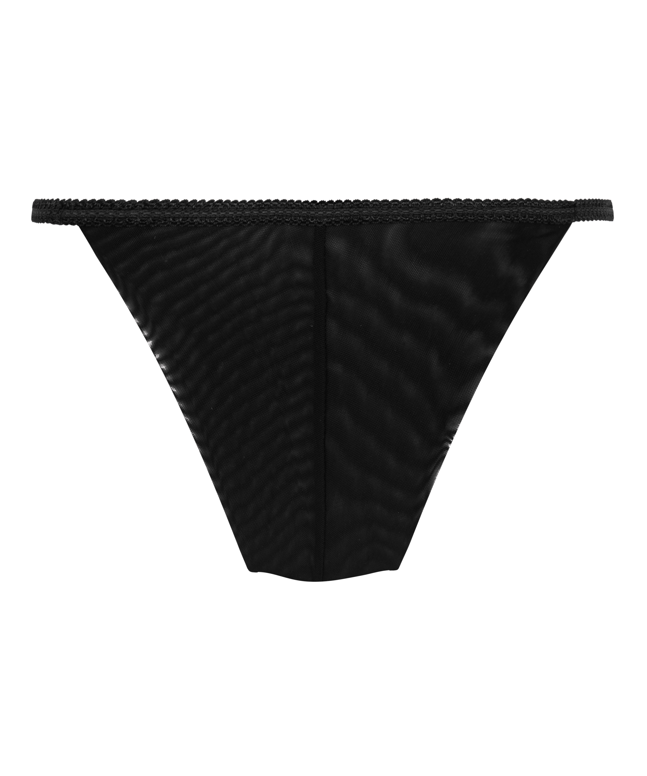 Culotte brésilienne Chloé, Noir, main