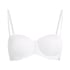 Soutien-gorge à armatures préformé sans bretelles Angie, Blanc