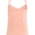 Camisole velours Dentelle, Rose
