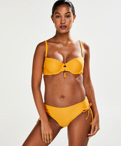 Slip de bikini Rio taille haute Amanda Queen, Jaune