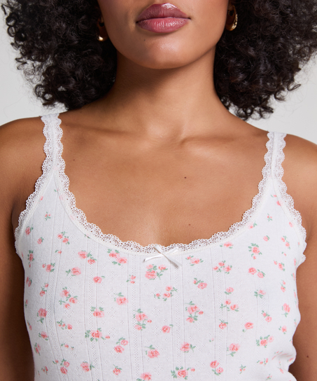 Ensemble pyjama côtelé, Rose