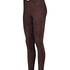 HKMX Legging croisé à taille haute, marron
