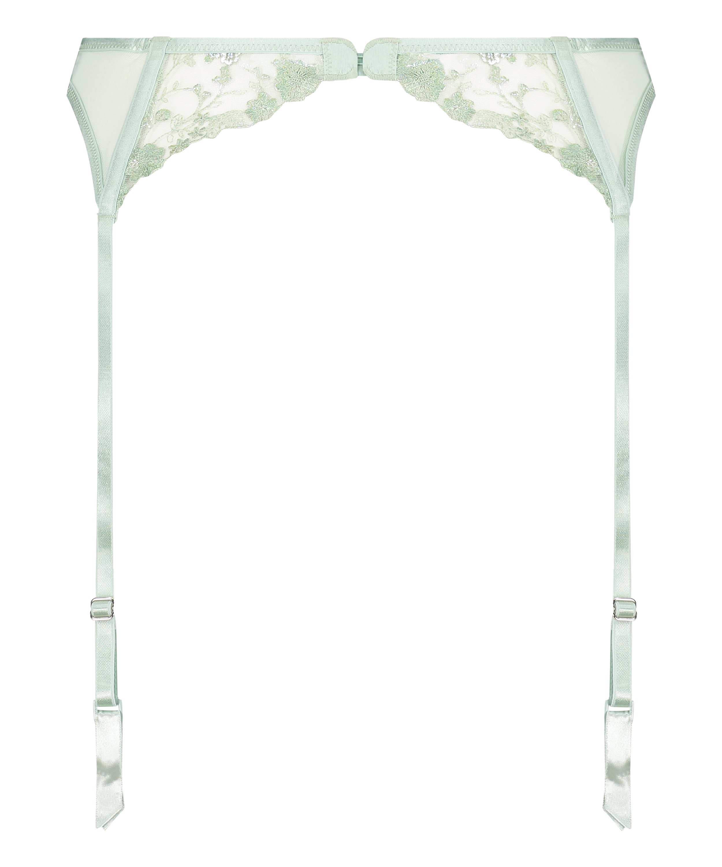 Porte-jarretelles Lillia, Vert, main