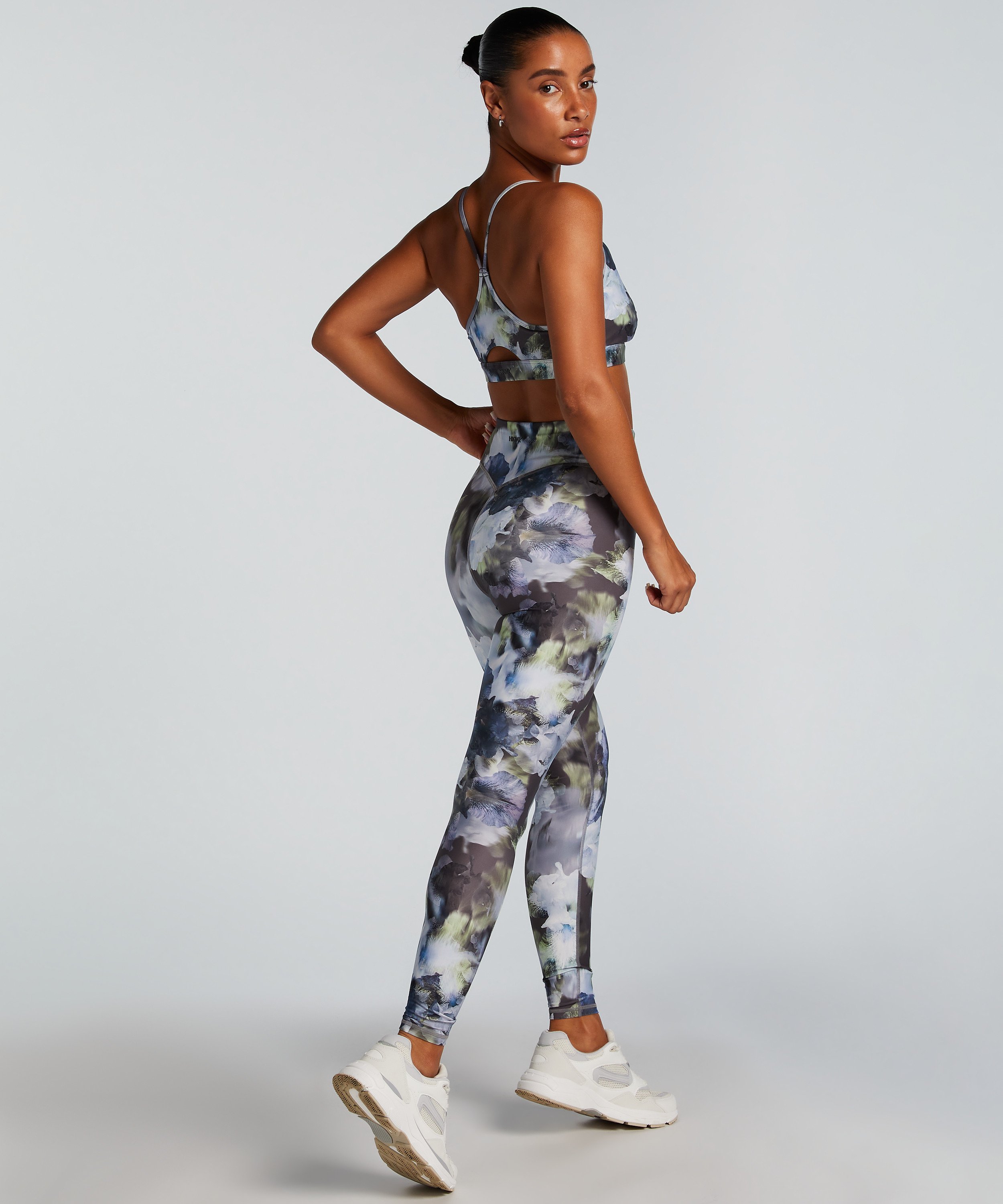 HKMX Brassière de sport de niveau 1, Gris, main