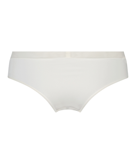 Slip brésilien en maille, Blanc