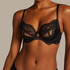 Soutien-gorge à armatures non-préformé Almendra, Noir