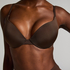 Soutien-gorge à armatures préformé push-up Smooth, Marron