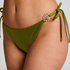 Slip de Bikini Échancrés Yucatan, Vert