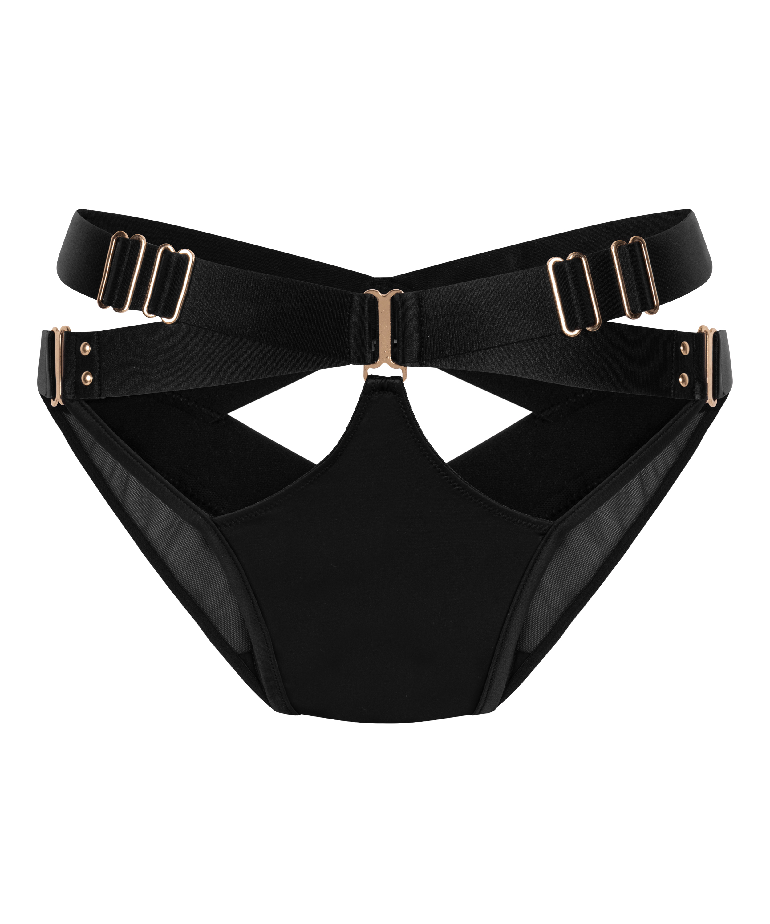 Slip brésilien Colette, Noir, main